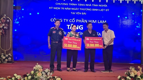 CÔNG TY CỔ PHẦN HIM LAM ĐỒNG HÀNH CÙNG BÁO THANH TRA TRAO TẶNG KINH PHÍ HỖ TRỢ THÂN NHÂN AHLS XÂY NH